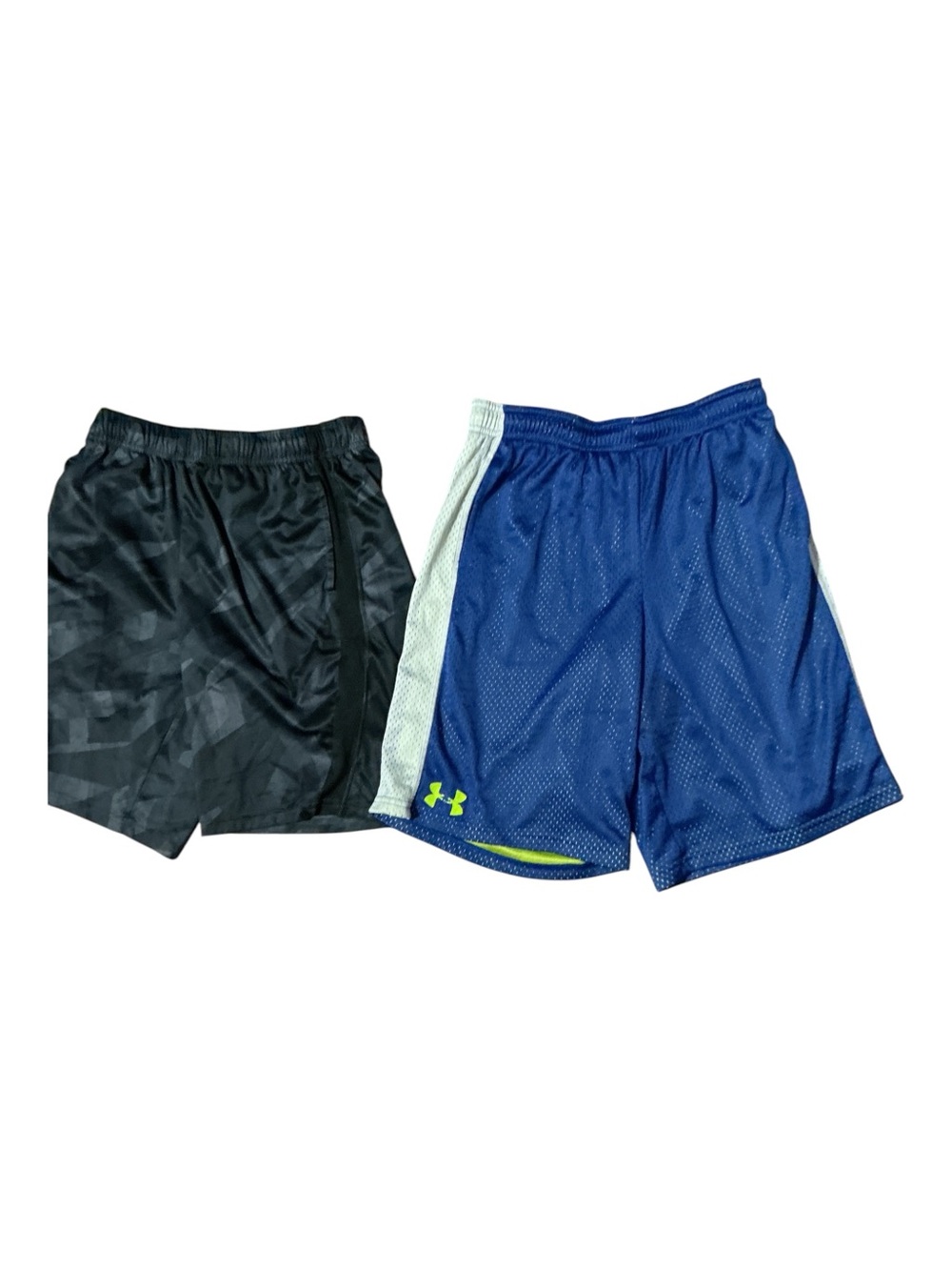 Under Armour Men’s Royal Blue Athletic Mesh Shorts with Black Liner